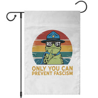 Only You Can Prevent Fascism Garden Flag Funny Portland Frog Protest Gift - Wonder Print Shop