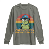 Only You Can Prevent Fascism Long Sleeve Shirt Funny Portland Frog Protest Gift - Wonder Print Shop