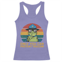 Only You Can Prevent Fascism Racerback Tank Top Funny Portland Frog Protest Gift - Wonder Print Shop