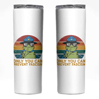 Only You Can Prevent Fascism Skinny Tumbler Funny Portland Frog Protest Gift - Wonder Print Shop