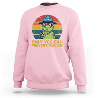 Only You Can Prevent Fascism Sweatshirt Funny Portland Frog Protest Gift - Wonder Print Shop