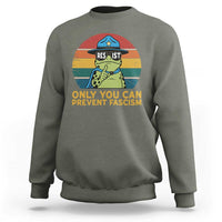 Only You Can Prevent Fascism Sweatshirt Funny Portland Frog Protest Gift - Wonder Print Shop