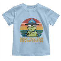 Only You Can Prevent Fascism Toddler T Shirt Funny Portland Frog Protest Gift - Wonder Print Shop