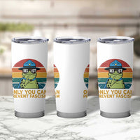 Only You Can Prevent Fascism Tumbler Cup Funny Portland Frog Protest Gift - Wonder Print Shop