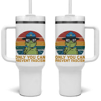 Only You Can Prevent Fascism Tumbler With Handle Funny Portland Frog Protest Gift - Wonder Print Shop