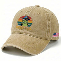 Only You Can Prevent Fascism Washed Cotton Baseball Cap Funny Portland Frog Protest Gift
