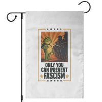 Funny Portland Frog Protest Garden Flag Only You Can Prevent Fascism Gift - Wonder Print Shop