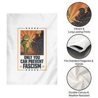 Funny Portland Frog Protest Garden Flag Only You Can Prevent Fascism Gift - Wonder Print Shop