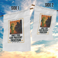 Funny Portland Frog Protest Garden Flag Only You Can Prevent Fascism Gift - Wonder Print Shop