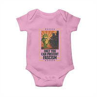 Funny Portland Frog Protest Baby Onesie Only You Can Prevent Fascism Gift - Wonder Print Shop
