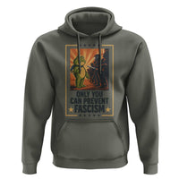 Funny Portland Frog Protest Hoodie Only You Can Prevent Fascism Gift - Wonder Print Shop