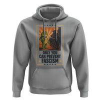 Funny Portland Frog Protest Hoodie Only You Can Prevent Fascism Gift - Wonder Print Shop