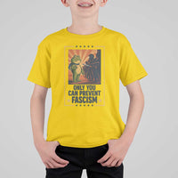 Funny Portland Frog Protest T Shirt For Kid Only You Can Prevent Fascism Gift - Wonder Print Shop