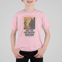 Funny Portland Frog Protest T Shirt For Kid Only You Can Prevent Fascism Gift - Wonder Print Shop