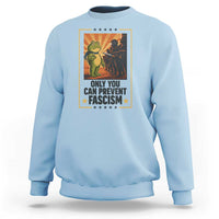 Funny Portland Frog Protest Sweatshirt Only You Can Prevent Fascism Gift - Wonder Print Shop