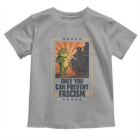 Funny Portland Frog Protest Toddler T Shirt Only You Can Prevent Fascism Gift - Wonder Print Shop