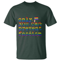 Funny LGBT Activist T Shirt Only You Can Prevent Fascism Protest Gift - Wonder Print Shop