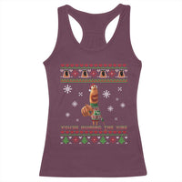 Funny Marcus The Worm You Are Ruining The Vibe Racerback Tank Top Ugly Christmas Gift - Wonder Print Shop