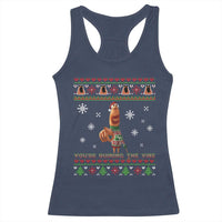 Funny Marcus The Worm You Are Ruining The Vibe Racerback Tank Top Ugly Christmas Gift - Wonder Print Shop