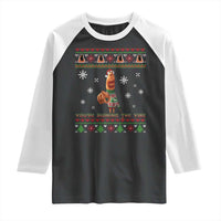 Funny Marcus The Worm You Are Ruining The Vibe Raglan Shirt Ugly Christmas Gift - Wonder Print Shop
