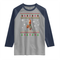 Funny Marcus The Worm You Are Ruining The Vibe Raglan Shirt Ugly Christmas Gift - Wonder Print Shop