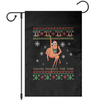 You Are Ruining The Vibe Garden Flag Ugly Christmas Marcus The Worm Meme Gift - Wonder Print Shop