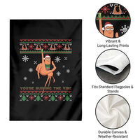You Are Ruining The Vibe Garden Flag Ugly Christmas Marcus The Worm Meme Gift - Wonder Print Shop