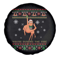 You Are Ruining The Vibe Spare Tire Cover Ugly Christmas Marcus The Worm Meme Gift - Wonder Print Shop