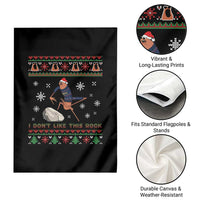 Funny Marcus The Worm Meme Garden Flag I Do Not Like This Rock Ugly Christmas Gift - Wonder Print Shop