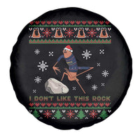 Funny Marcus The Worm Meme Spare Tire Cover I Do Not Like This Rock Ugly Christmas Gift - Wonder Print Shop