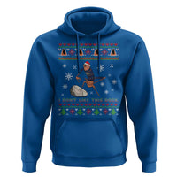 Funny Marcus The Worm Meme Hoodie I Do Not Like This Rock Ugly Christmas Gift - Wonder Print Shop