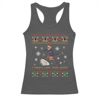 Funny Marcus The Worm Meme Racerback Tank Top I Do Not Like This Rock Ugly Christmas Gift - undefined