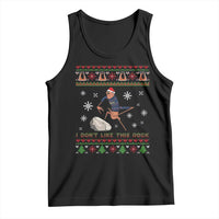 Funny Marcus The Worm Meme Tank Top I Do Not Like This Rock Ugly Christmas Gift - Wonder Print Shop