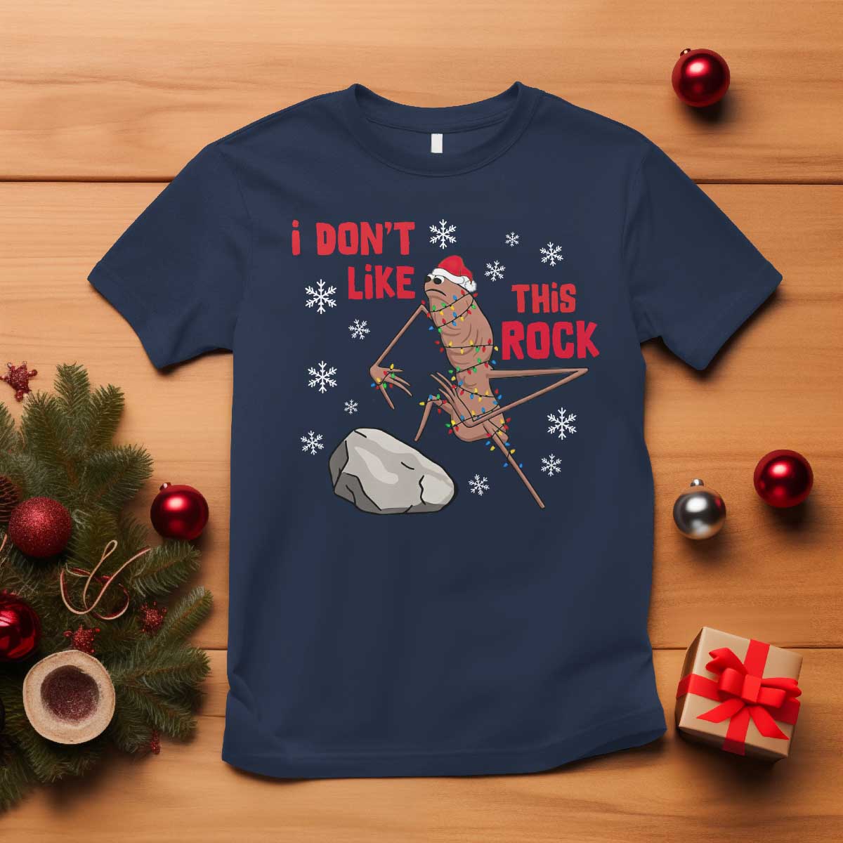 I Do Not Like This Rock T Shirt Christmas Marcus The Worm Meme Gift - Wonder Print Shop