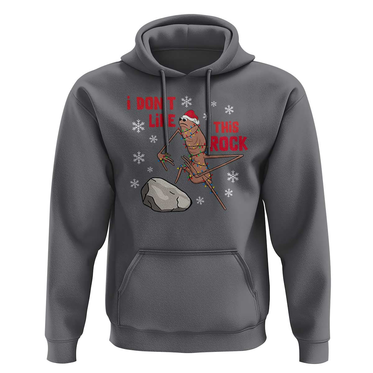 I Do Not Like This Rock Hoodie Christmas Marcus The Worm Meme Gift - Wonder Print Shop