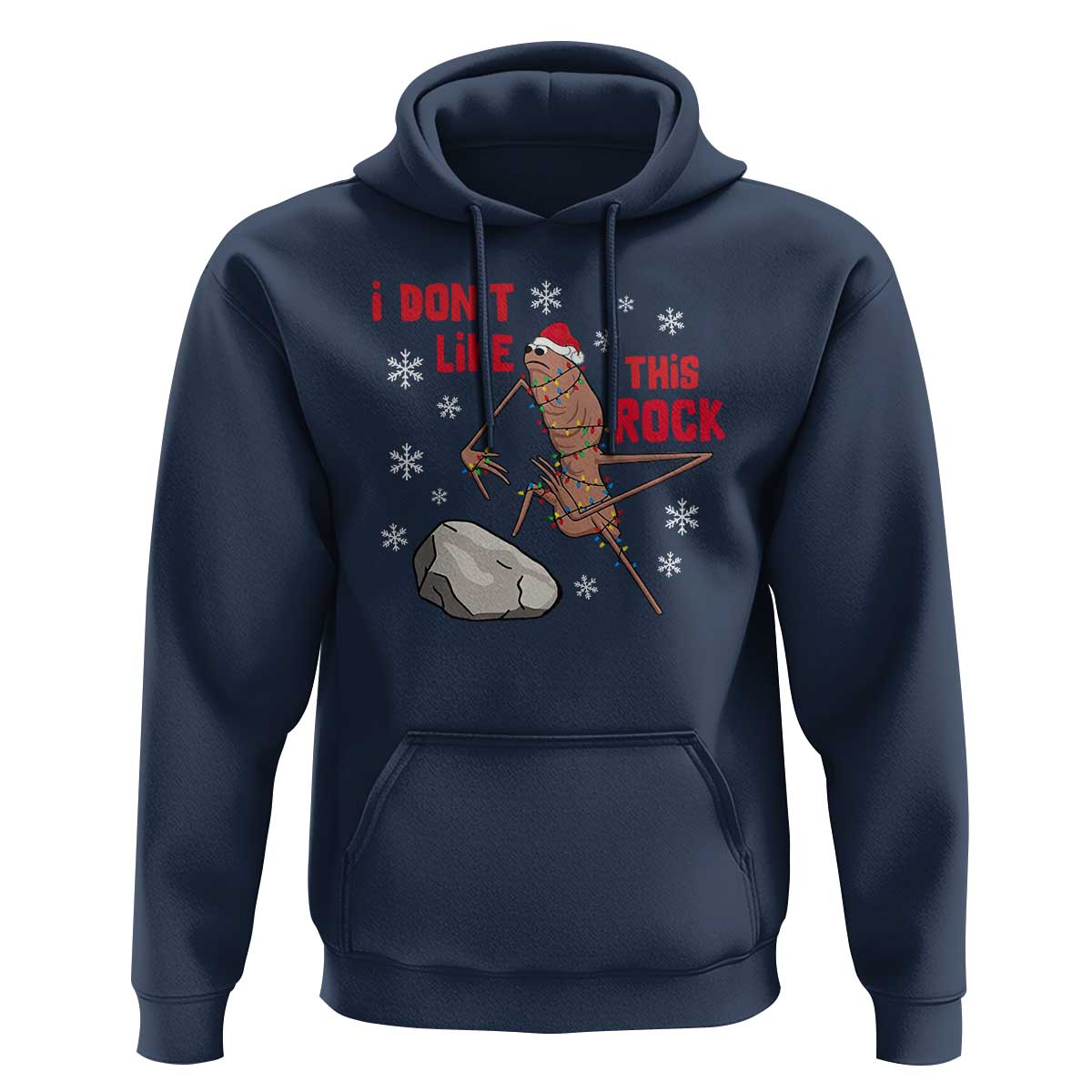 I Do Not Like This Rock Hoodie Christmas Marcus The Worm Meme Gift - Wonder Print Shop