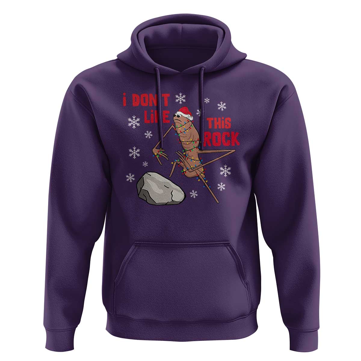 I Do Not Like This Rock Hoodie Christmas Marcus The Worm Meme Gift - Wonder Print Shop