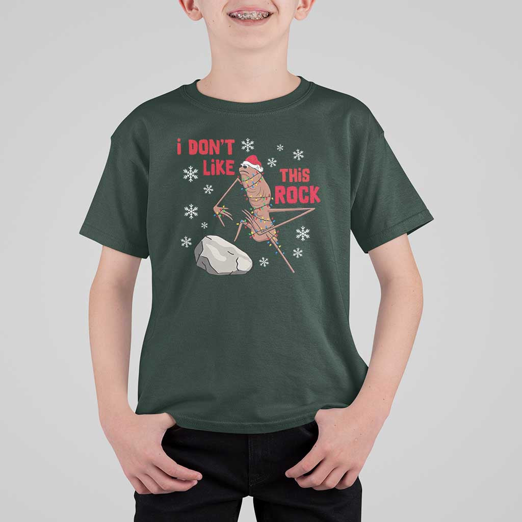I Do Not Like This Rock T Shirt For Kid Christmas Marcus The Worm Meme Gift - Wonder Print Shop