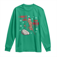 I Do Not Like This Rock Long Sleeve Shirt Christmas Marcus The Worm Meme Gift - Wonder Print Shop
