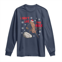 I Do Not Like This Rock Long Sleeve Shirt Christmas Marcus The Worm Meme Gift - Wonder Print Shop