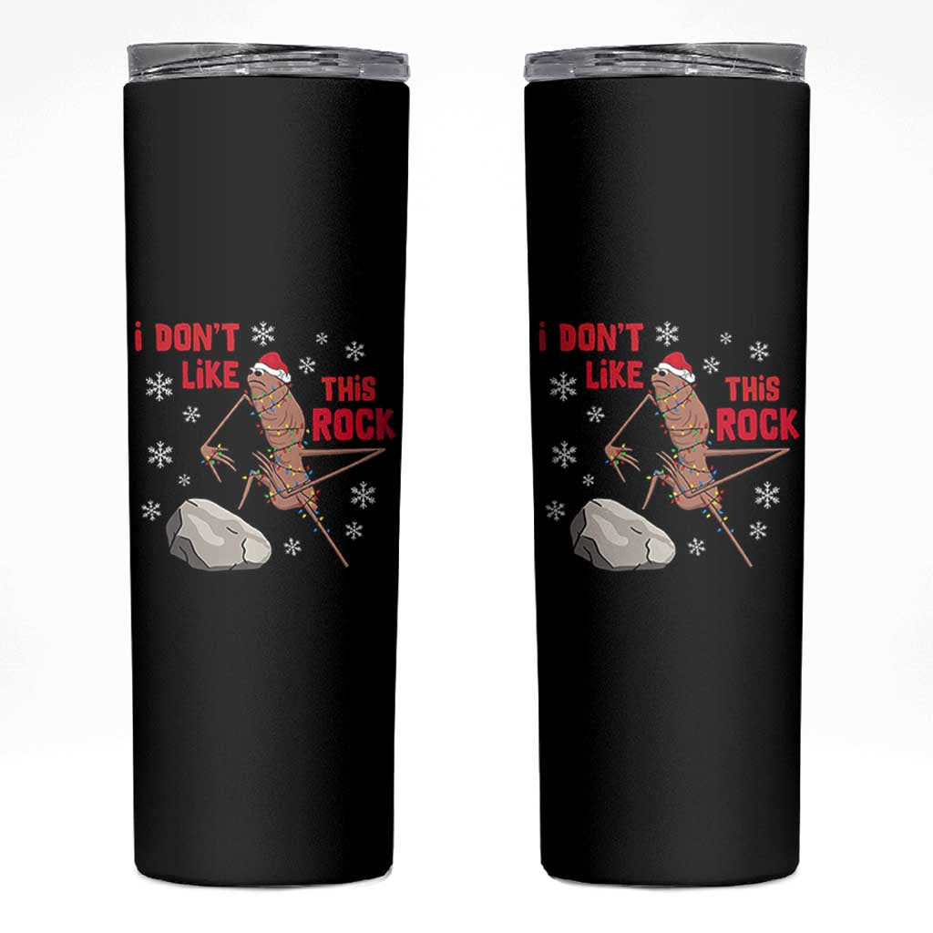 I Do Not Like This Rock Skinny Tumbler Christmas Marcus The Worm Meme Gift - Wonder Print Shop