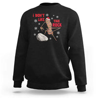 I Do Not Like This Rock Sweatshirt Christmas Marcus The Worm Meme Gift - Wonder Print Shop