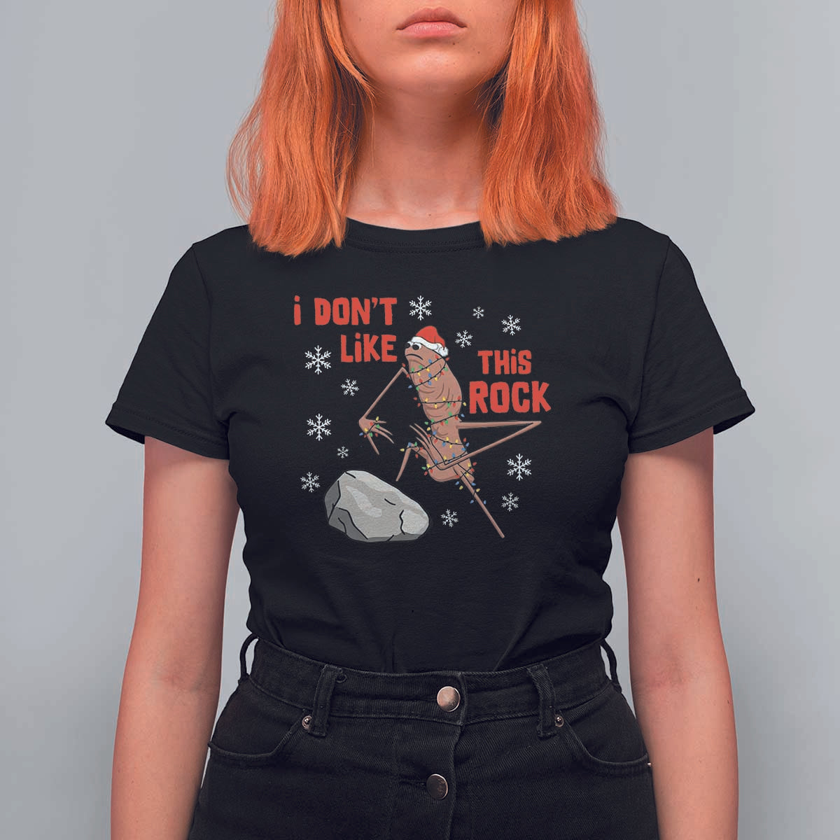 I Do Not Like This Rock T Shirt For Women Christmas Marcus The Worm Meme Gift - Wonder Print Shop