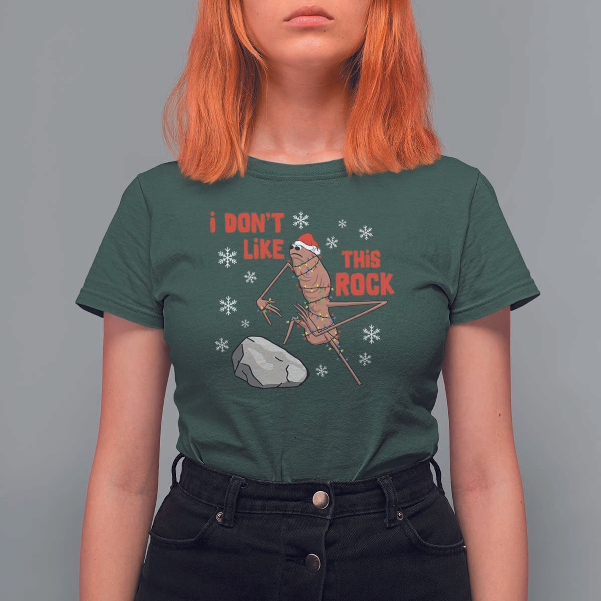 I Do Not Like This Rock T Shirt For Women Christmas Marcus The Worm Meme Gift - Wonder Print Shop