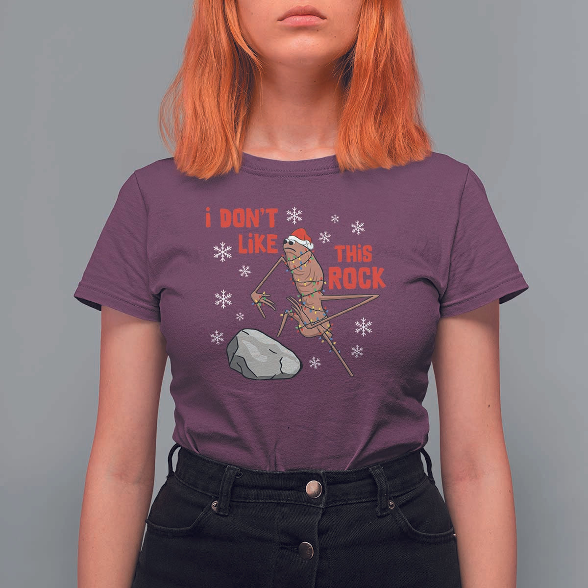 I Do Not Like This Rock T Shirt For Women Christmas Marcus The Worm Meme Gift - Wonder Print Shop