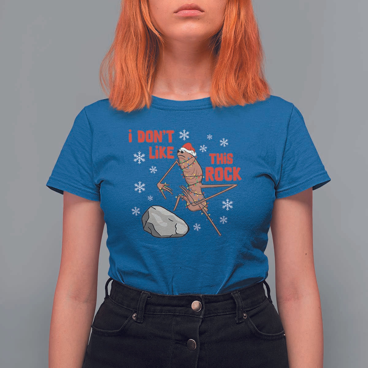 I Do Not Like This Rock T Shirt For Women Christmas Marcus The Worm Meme Gift - Wonder Print Shop