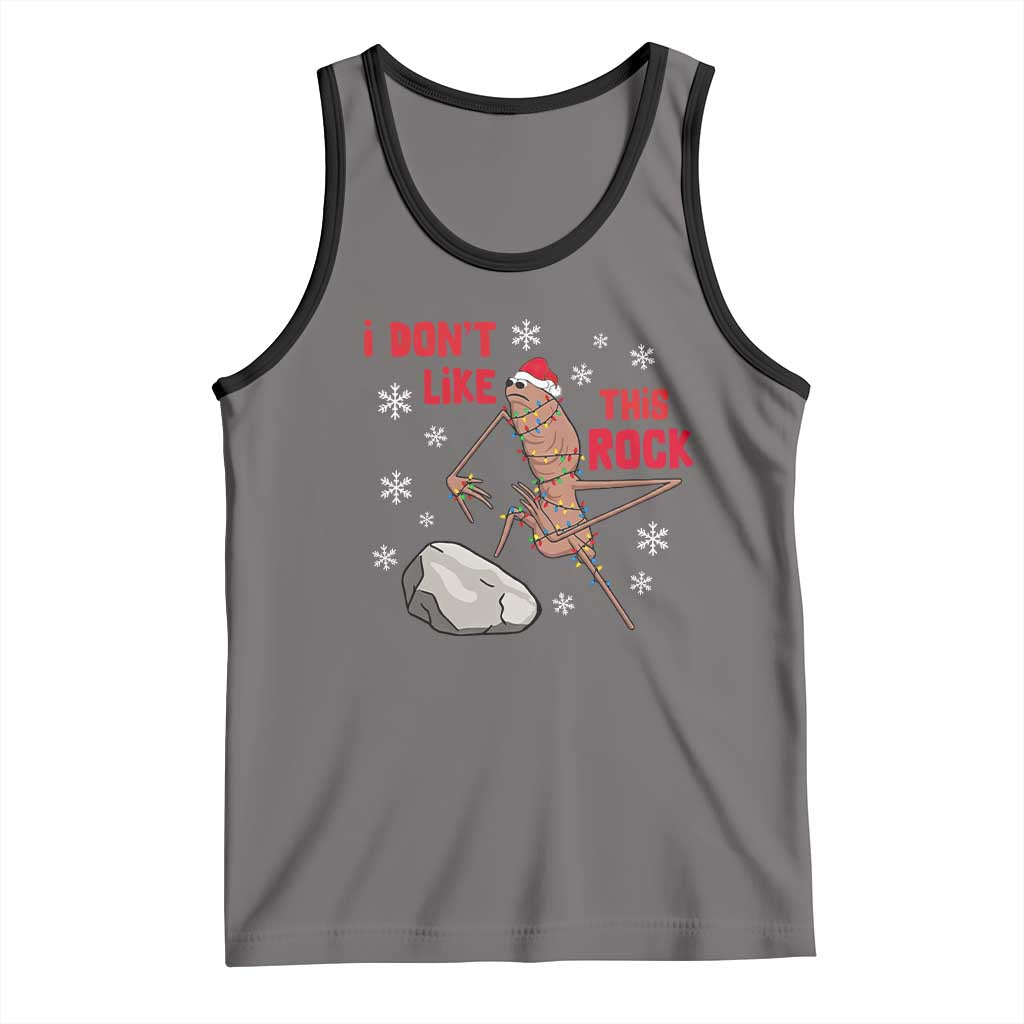 I Do Not Like This Rock Tank Top Christmas Marcus The Worm Meme Gift - Wonder Print Shop