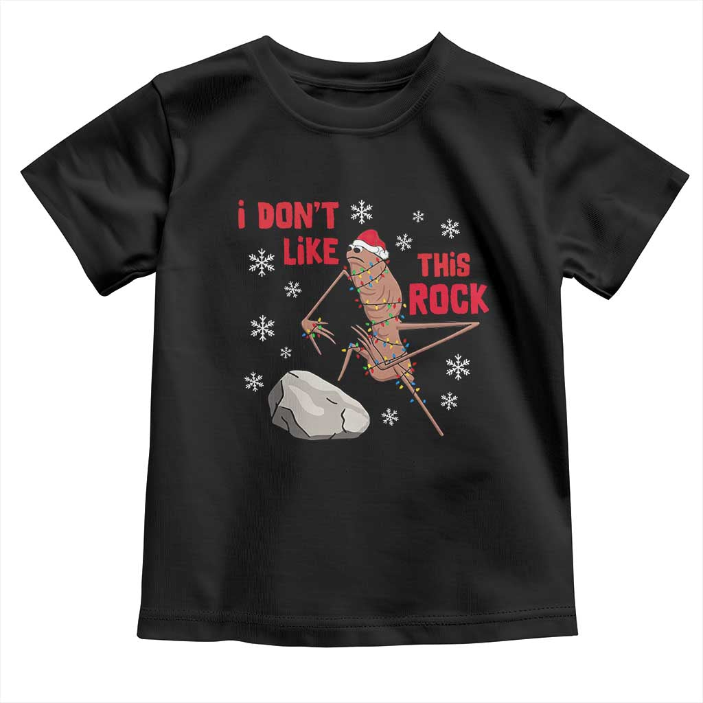 I Do Not Like This Rock Toddler T Shirt Christmas Marcus The Worm Meme Gift - Wonder Print Shop