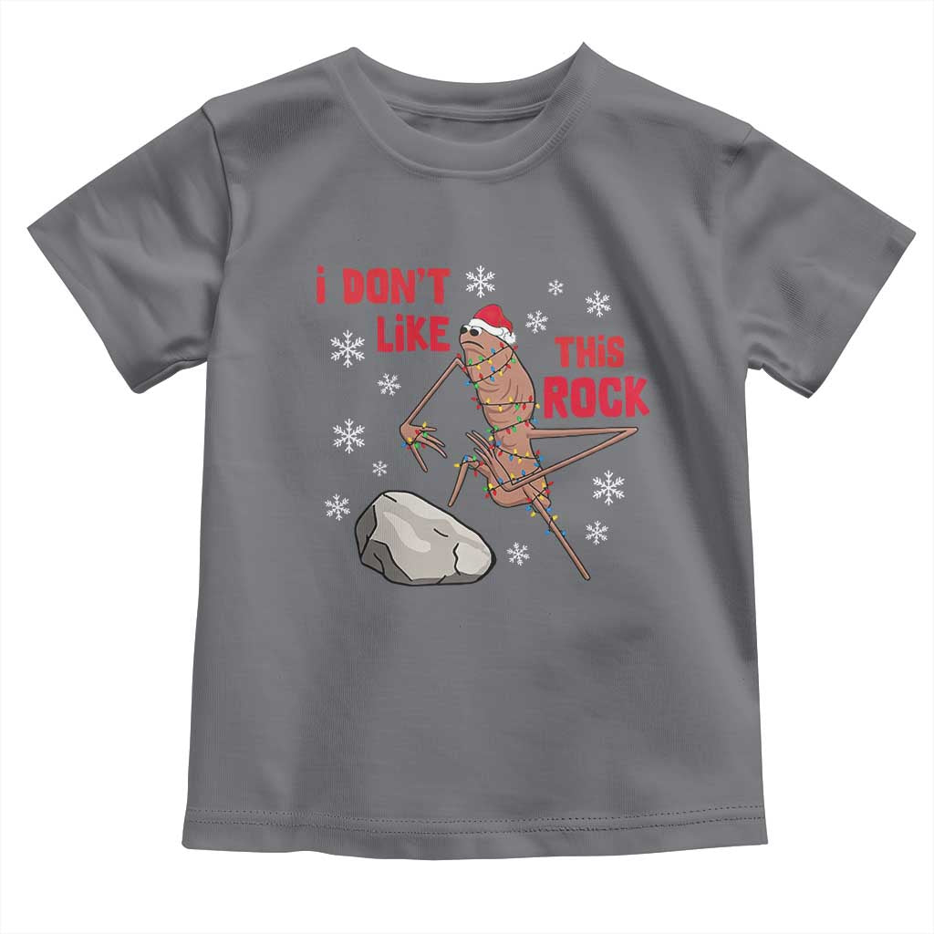 I Do Not Like This Rock Toddler T Shirt Christmas Marcus The Worm Meme Gift - Wonder Print Shop
