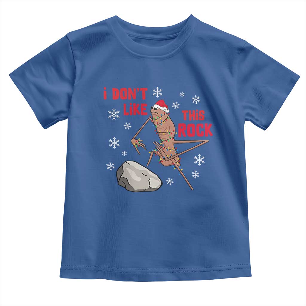 I Do Not Like This Rock Toddler T Shirt Christmas Marcus The Worm Meme Gift - Wonder Print Shop